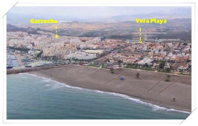 Duplex En Garrucha Con Parking Apartment Bagian luar foto